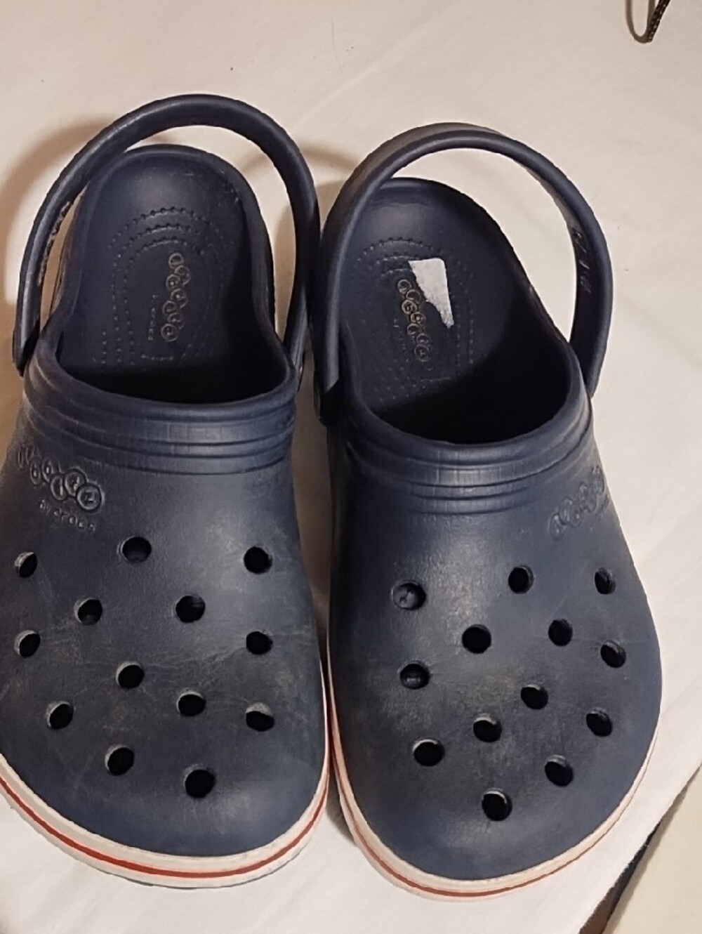 Kids Navy Casual Slip-On Clogs Good Condition Size 8. - Picture 3 of 8